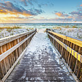 Sunrise At Fort Walton Beach Okaloosa Island Florida Pathway To The Beach